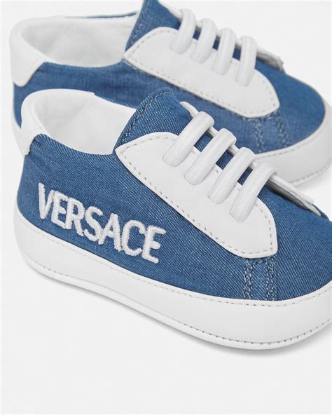 Versace Logo Baby Sneakers